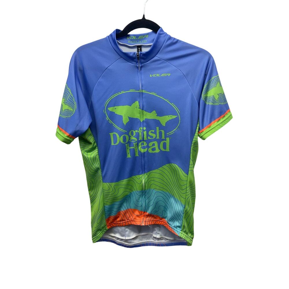 Voler The dogfish head  print cycling jersey full zip men's size medium